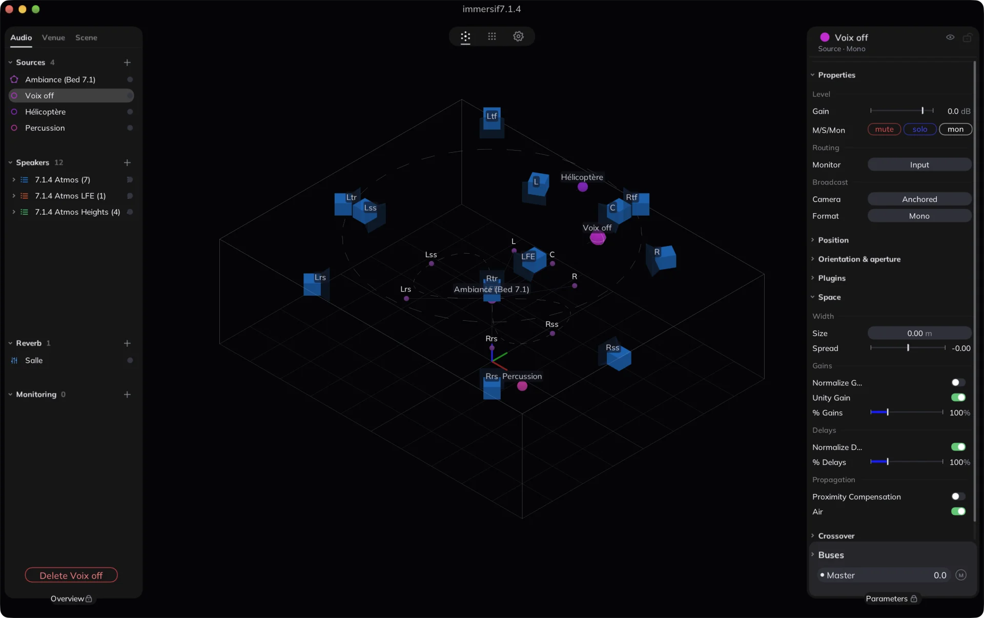 RIPL — real-time 3D space view